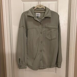 American Eagle Outfitters XS Green Shirt/ shacket